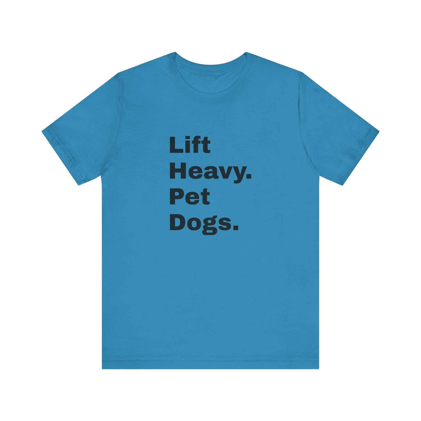 Lift Heavy Pet Dogs Gym Lover Tee