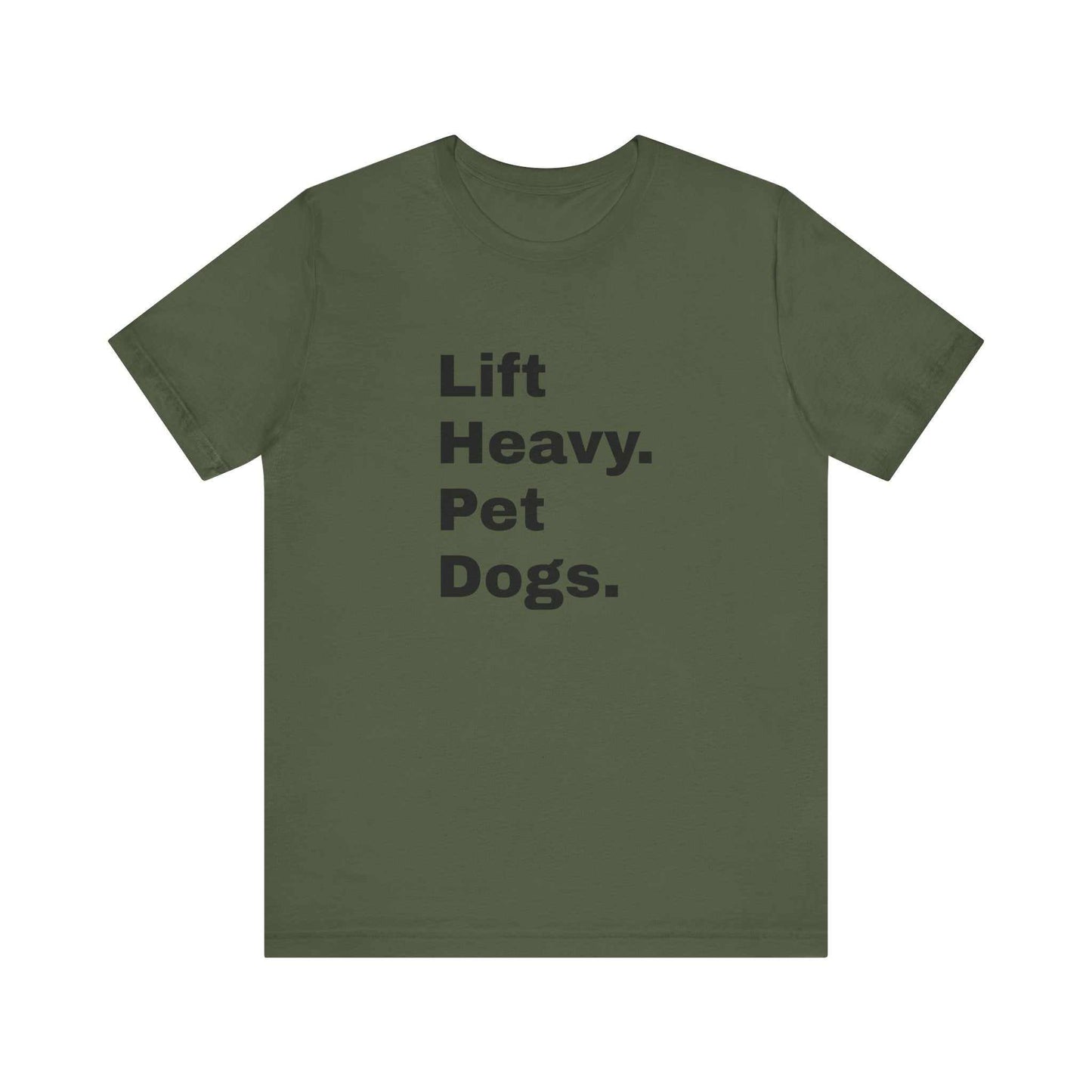 Lift Heavy Pet Dogs Gym Lover Tee