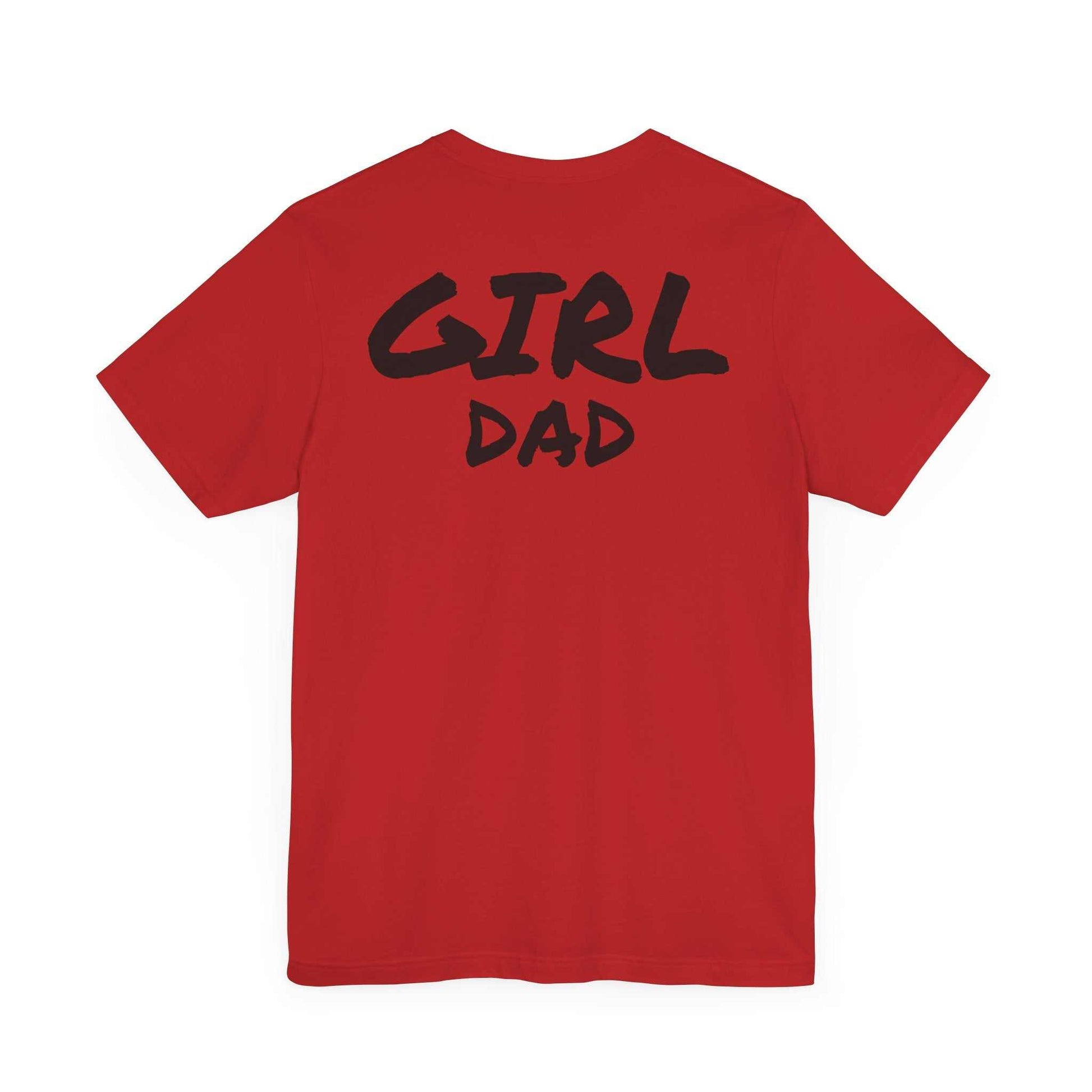 Protective daddy shirt with humorous text