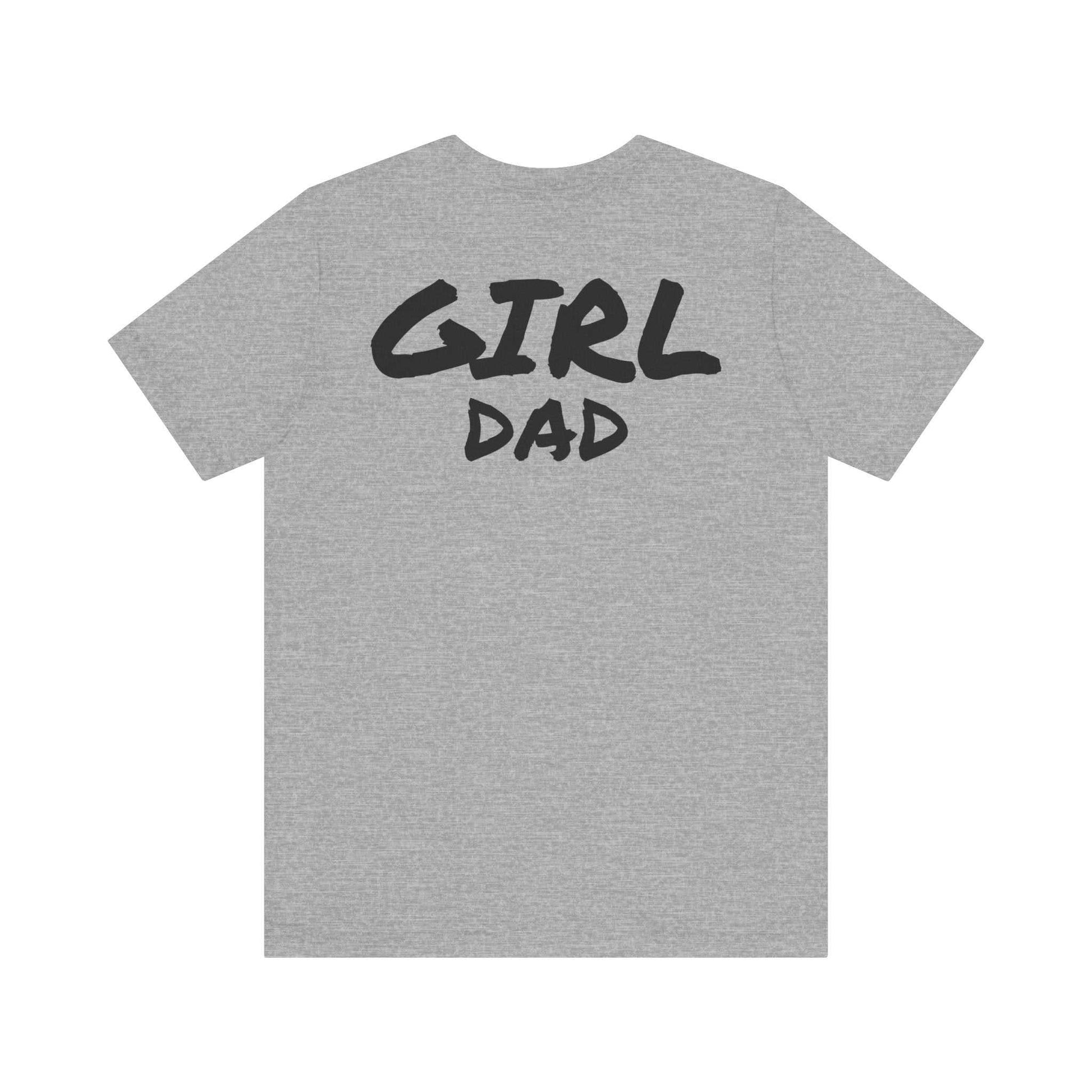 Protective daddy shirt with humorous text