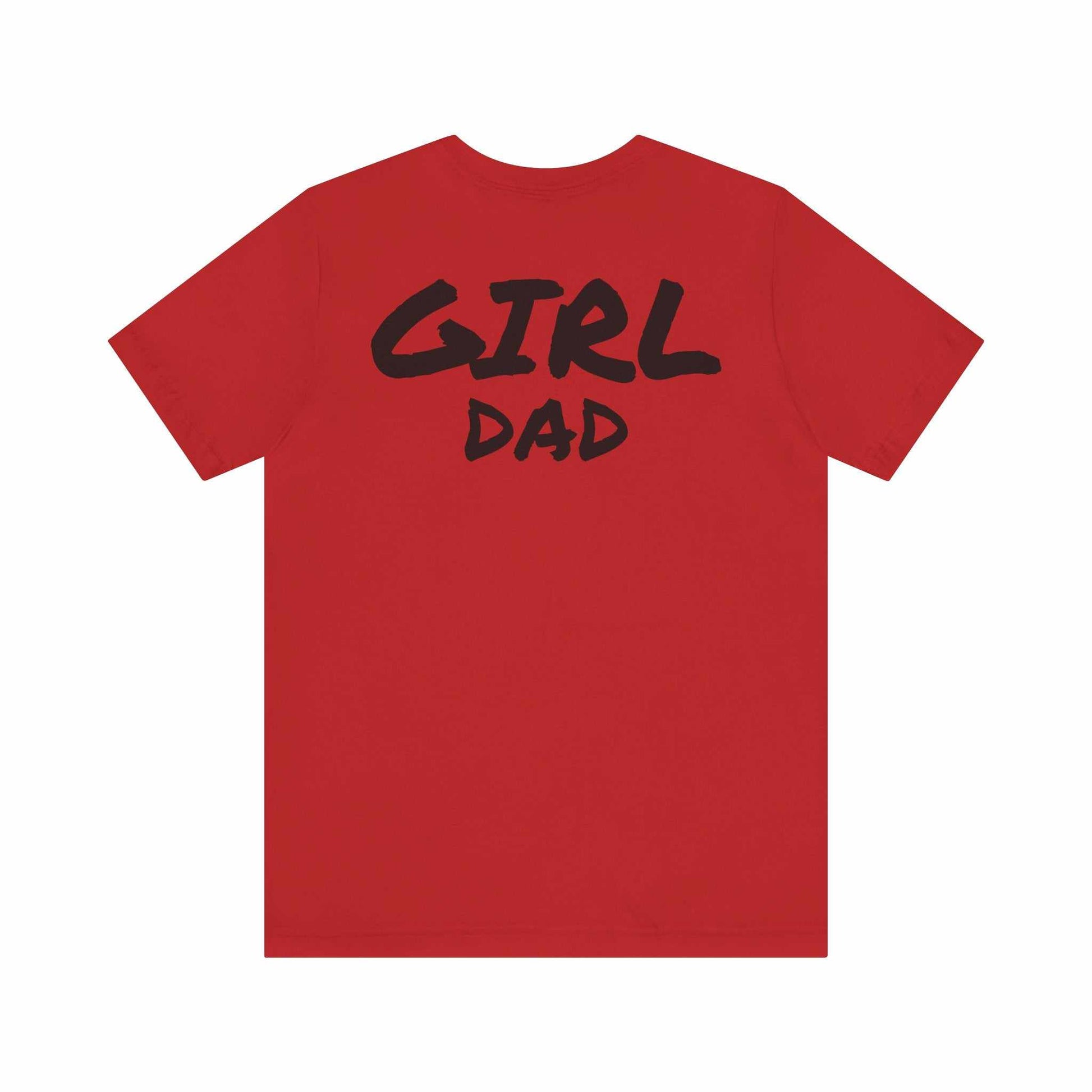 Protective daddy shirt with humorous text