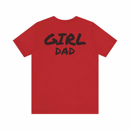 Protective daddy shirt with humorous text