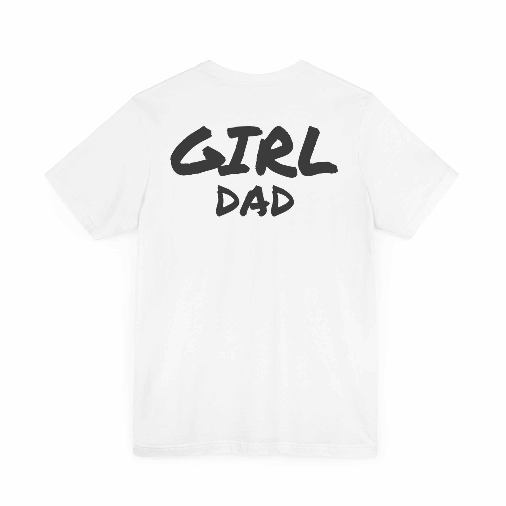 Protective daddy shirt with humorous text