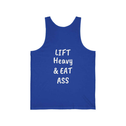 LIFT Heavy & EAT ASS Tank Top